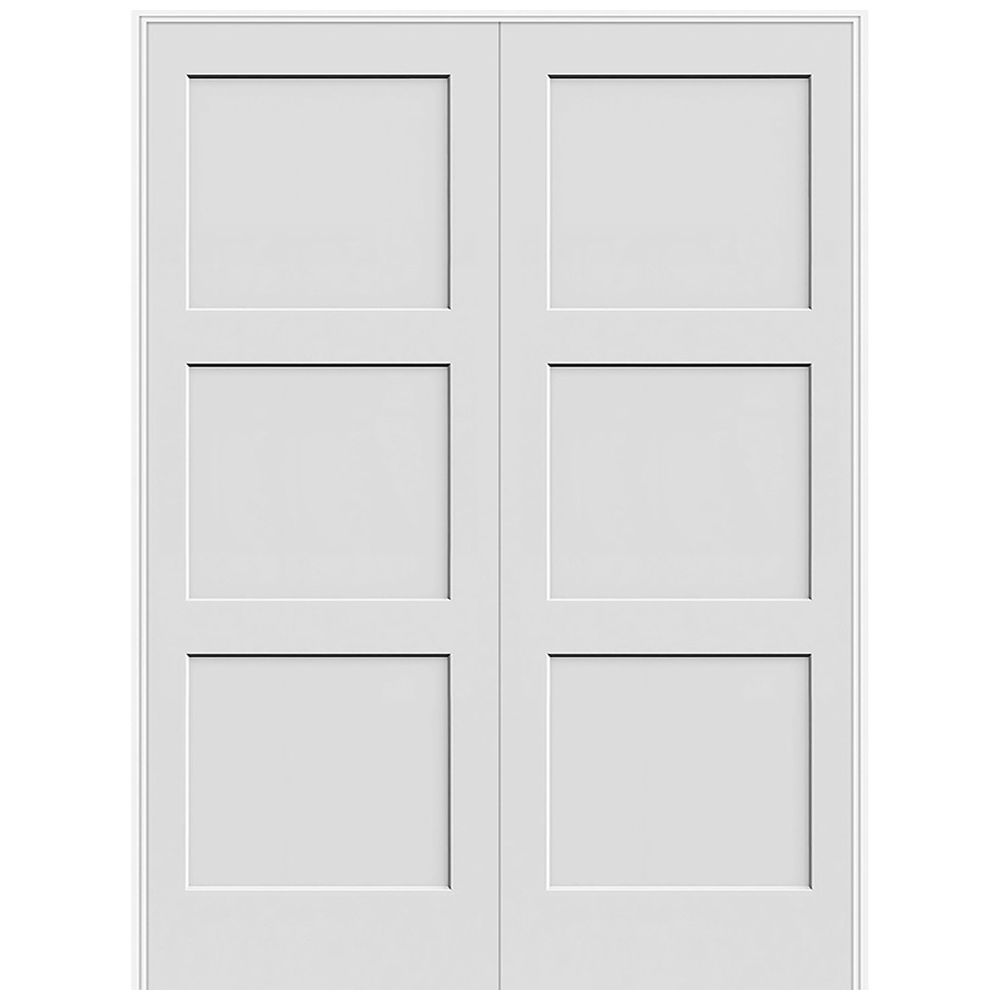 ◆未開封◆THREE'S CO./INNER WORLD Prehung Unit Solid Core Primed 3 Panel 48